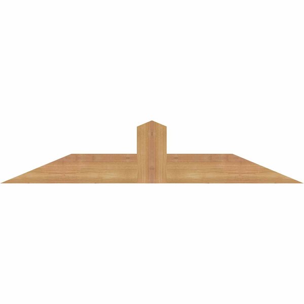 Ekena Millwork Portland Smooth Timber Gable Bracket, Western Red Cedar, 36"W x 7"H x 1 1/2"D x 3 1/2"F, 5/12 Pitch GBW036X07X0204POR00SWR - main